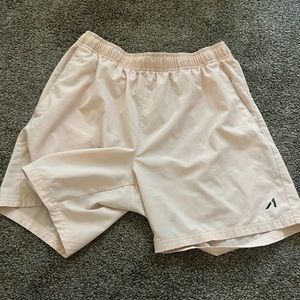 Light peach colored qwick-dry shorts